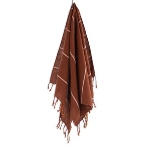 Oversized Woven Hand Towel |  Cinnamon