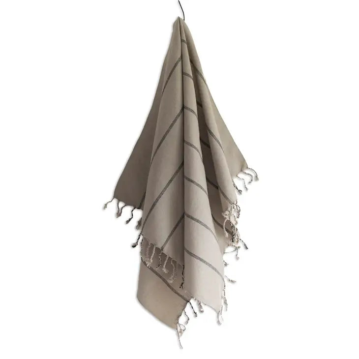 Oversized Woven Hand Towel |  Taupe