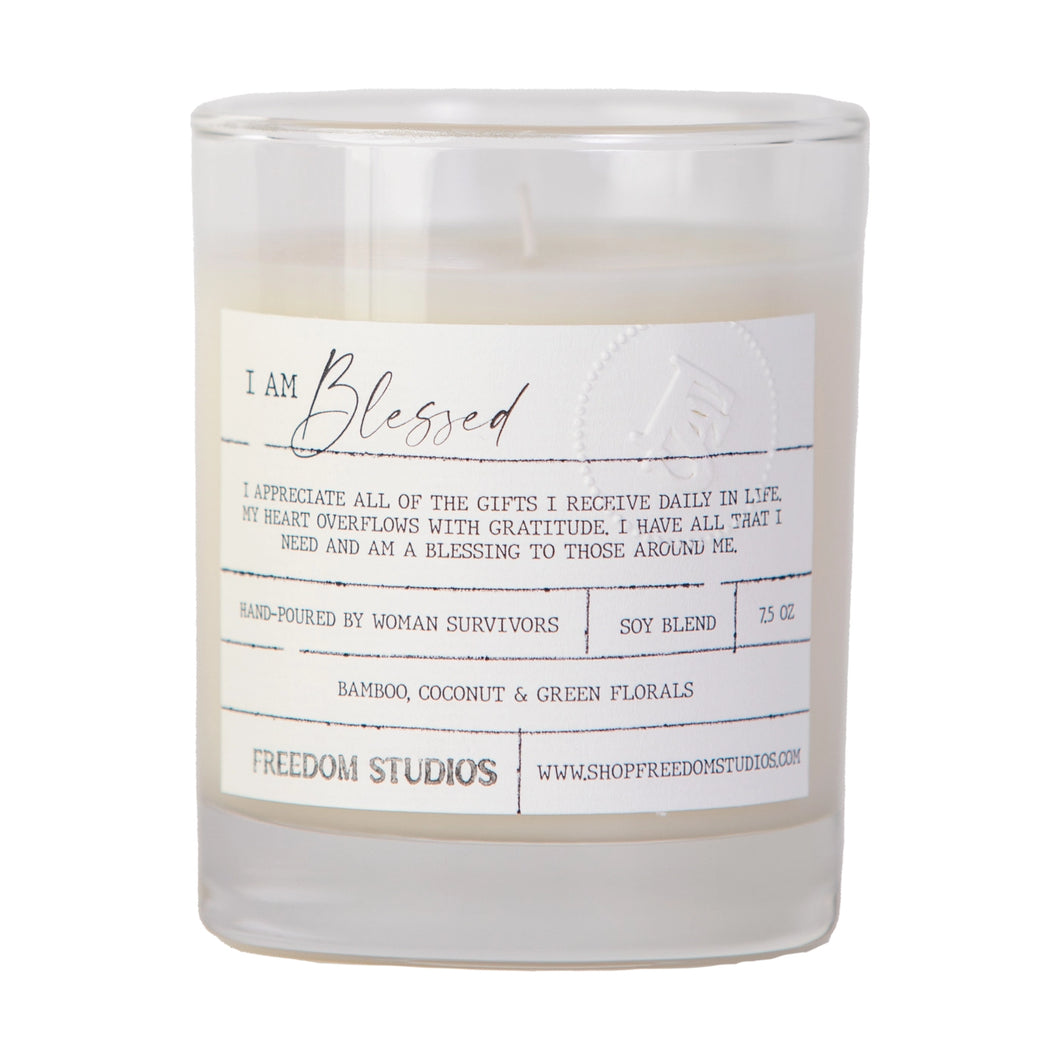 Candle | I AM Blessed 7.5 oz Candle